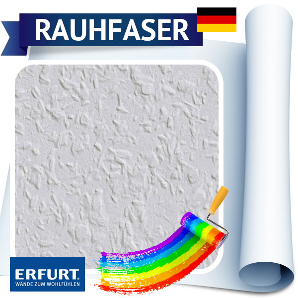 Обои Erfurt Rauhfaser Objekt 52 pro  (рулон 125×0,75 = 93,7 м²)