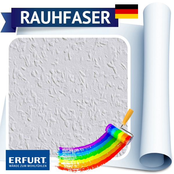 Обои Erfurt Rauhfaser Objekt 32/75 (рулон 125×0,75 = 93,7 м²)